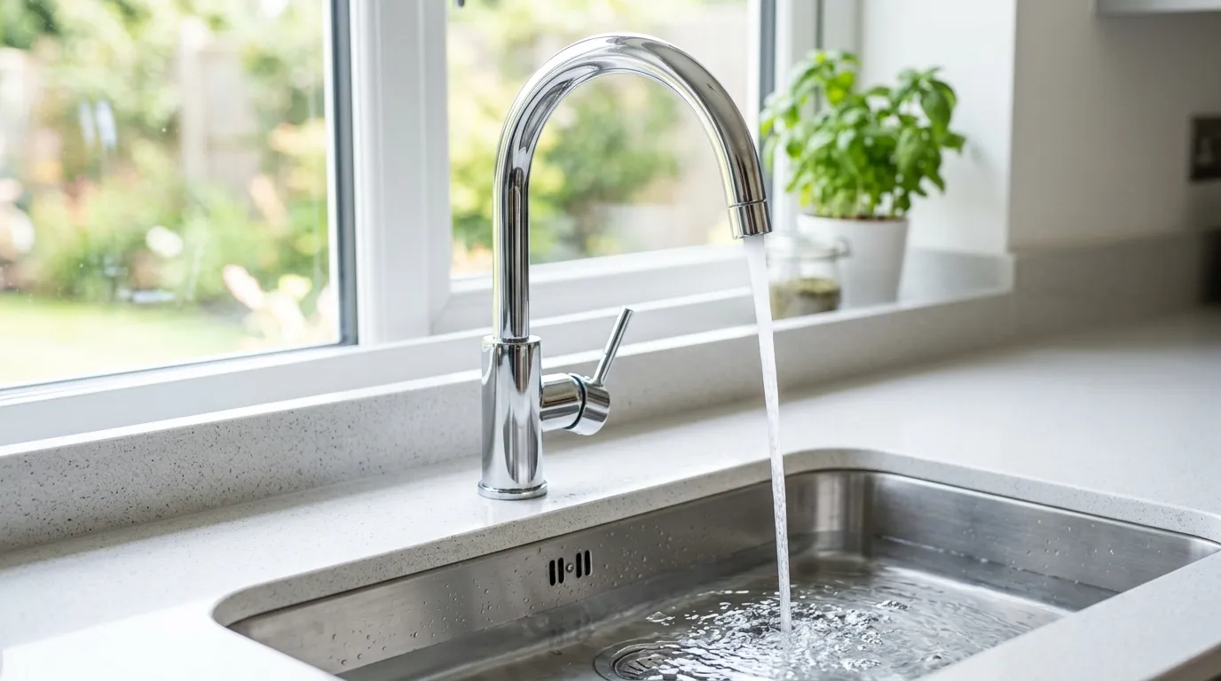 Local Plumbing Master Pros same day plumber fixing a faucet in Abington, IN